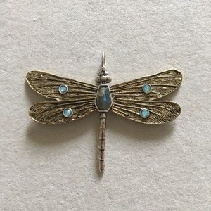 Waxing Poetic Transformative Dragonfly Pendant